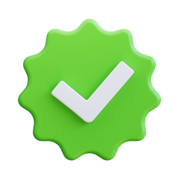 Ícono de verificación de Practic